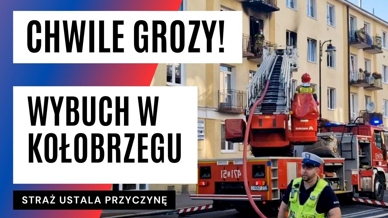 EKSPLOZJA w Kołobrzegu. Prawdopodobnie WYBUCHŁ GAZ. Zniszczone trzy MIESZKANIA, są RANNI! | FAKT.PL