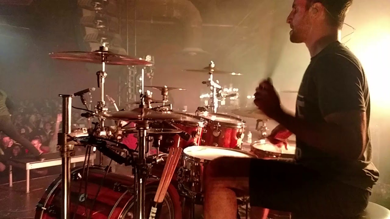 Matt Greiner FULL SET Drum Cam - August Burns Red - Phantom Anthem Tour 1-23-18 1/4