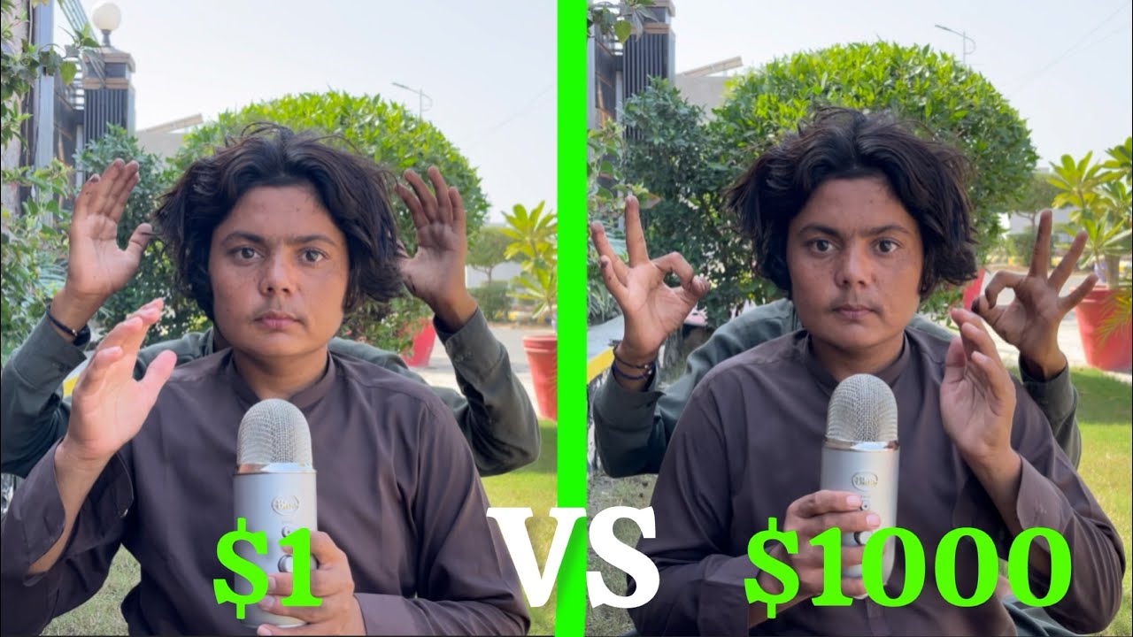S1 Indian ￼Head Massage VS S1000 Indian Head Massage [ASMR]
