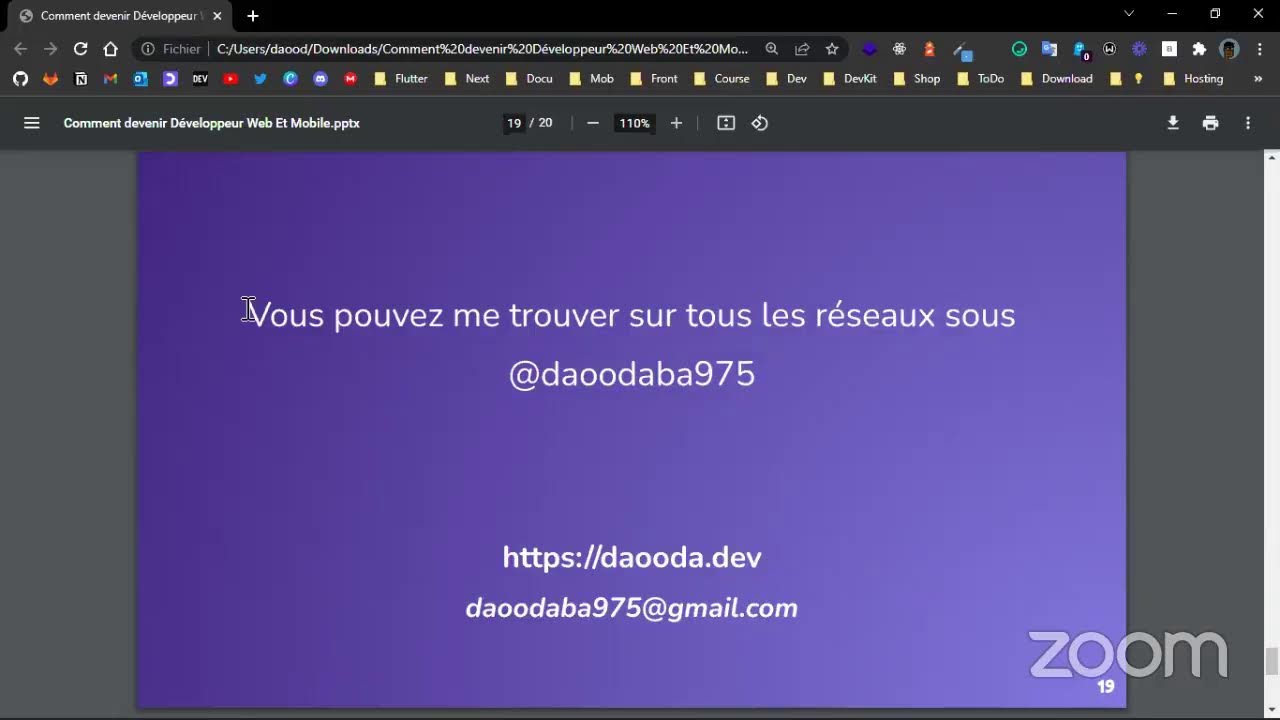 Webinaire Comment devenir développeur Web et Mobile