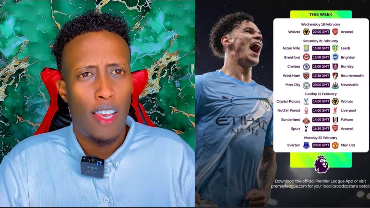 Falanqeynta & Saadaasha Premier League Arsenal & Man City Liverpool Man United & Chelsea 