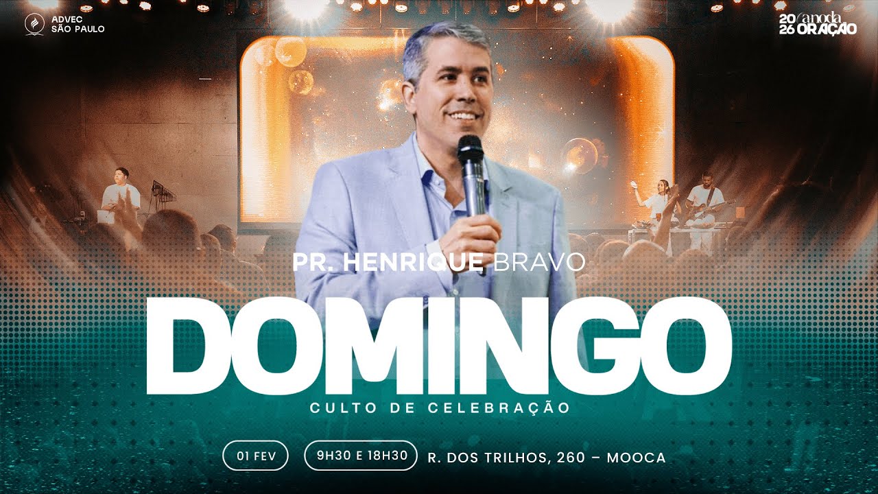 CULTO DE CELEBRA&Ccedil;&Atilde;O - NOITE | PR. HENRIQUE BRAVO | 29/03/2026