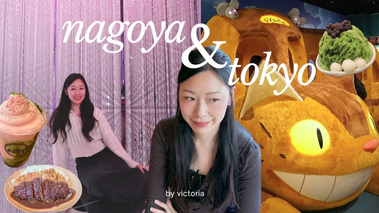 NAGOYA & TOKYO vlog 🇯🇵🍵 ghibli park, shimokitazawa, cool izakayas
