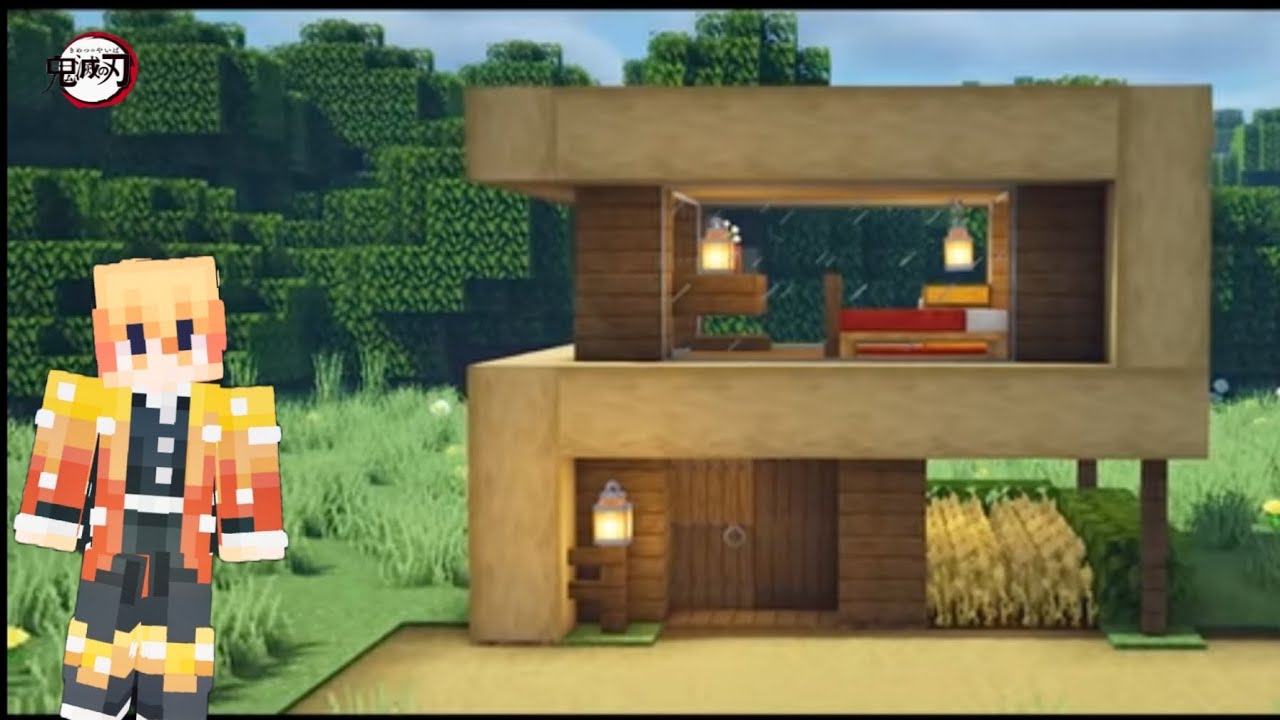 Minecraft❄: How to make a small wooden house in👉minecraft