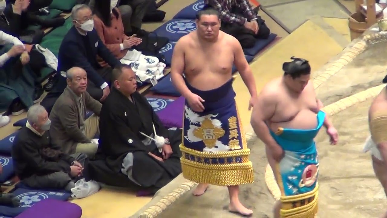 Hatsu 2024 Day 11 Makuuchi Dohyo iri