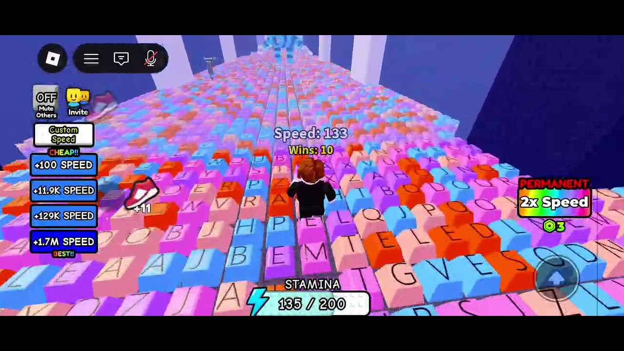 Playing roblox asmr keyboard game