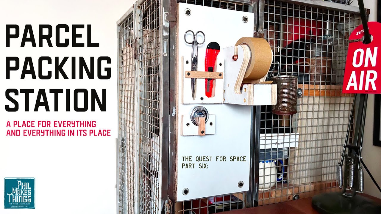 Tape Dispenser & Parcel Packing Station - The Quest for Space, Part Six