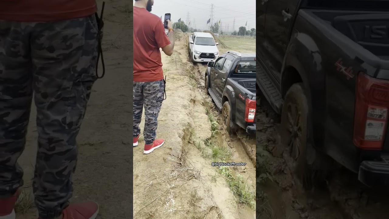 Hilux v/s Isuzu Dmax || Must Watch || #shorts