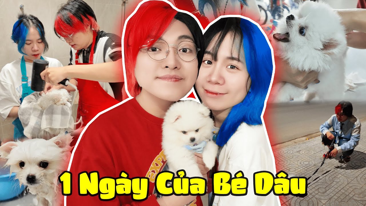 1 NGÀY CỦA BÉ DÂU NHƯ THẾ NÀO | 1 Ngày Chăm Sóc Bé Dâu Của Kairon Và Simmy 🍓