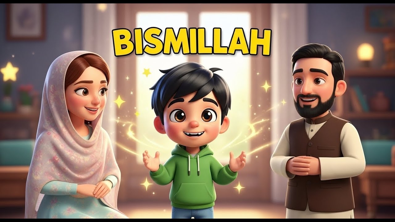 Har Kaam Bismillah Se | Kids Islamic Moral Story In Urdu