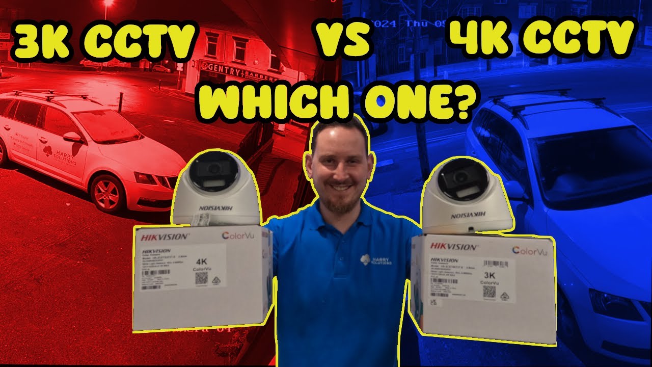 Is 4K really better than 3K CCTV? - Hikvision Head to Head DS-2CE72UF3T-E Vs DS-2CE72KF3T-E