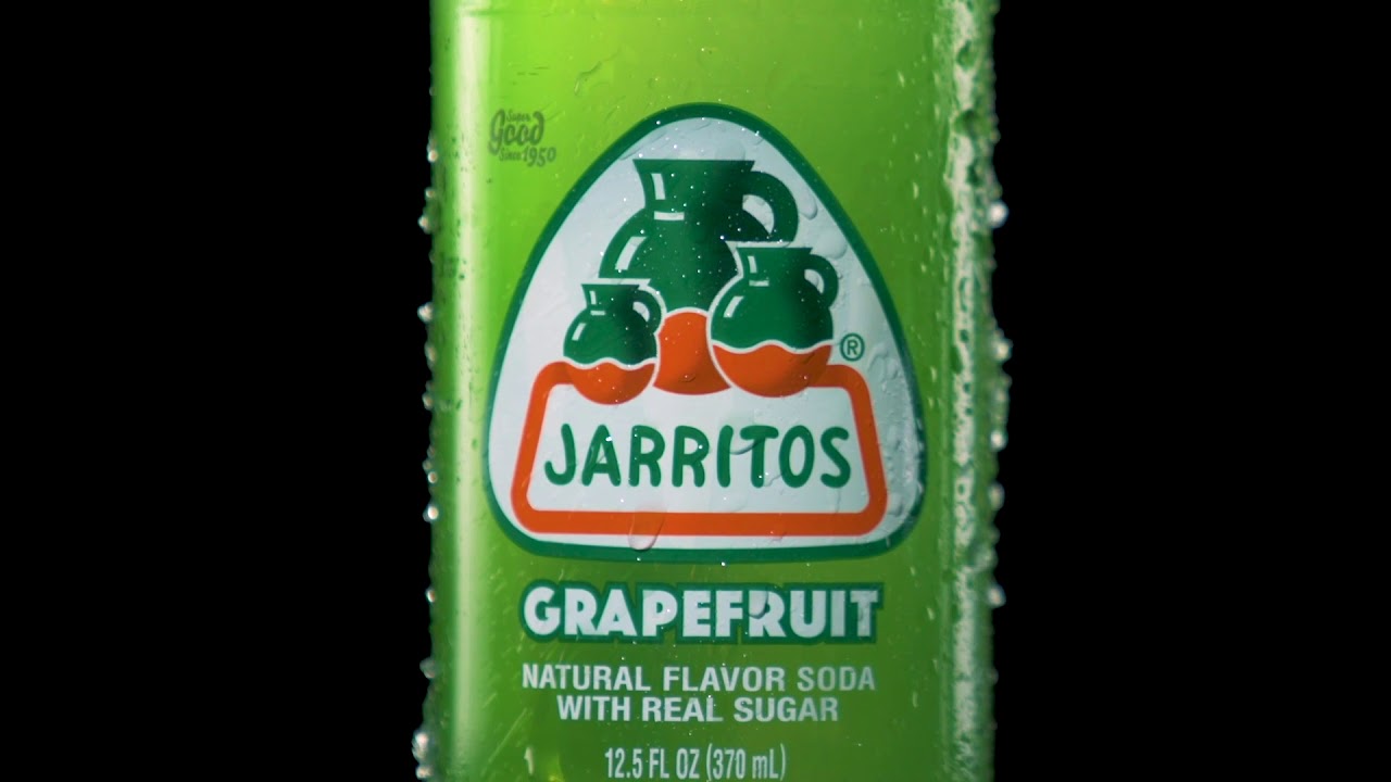 Ice-cold Jarritos Grapefruit