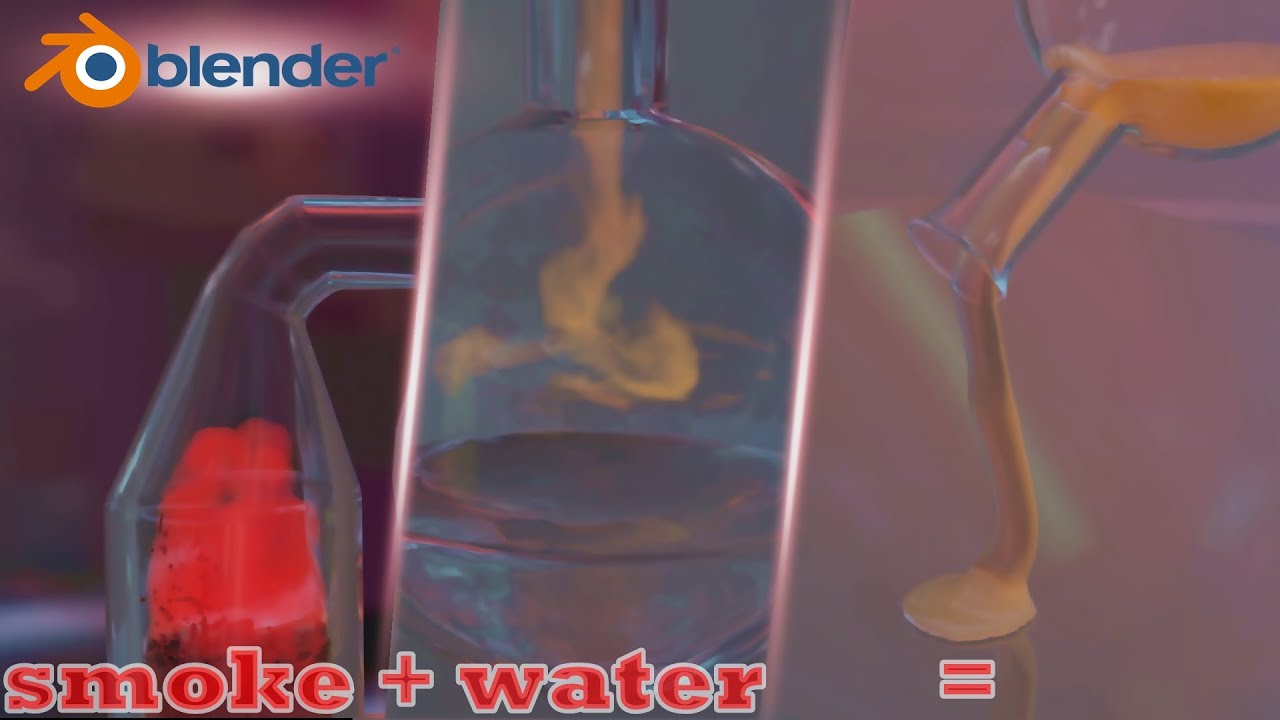 Blender Fluid Simulation |  Smoke Fluid Simulation 1080p