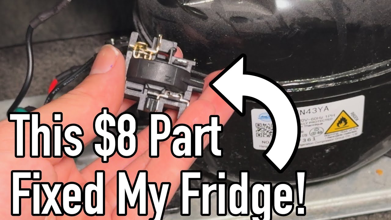 How to Test and Replace a Refrigerator PTC Compressor Start Relay - Easy DIY Fix!