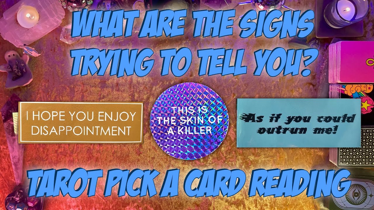✨What Are The Signs Trying To Tell You?✨ Tarot Pick a Card Reading