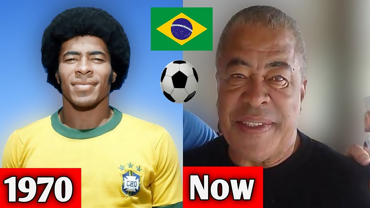 Brazil 🇧🇷 World Cup 1970 Squad ⚽ Then and Now | Football Legends