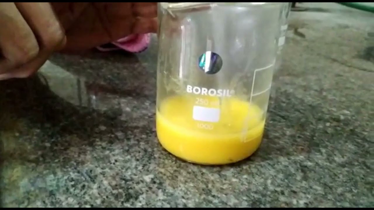 Preparation of Potassium Trioxalato Ferrate (III)