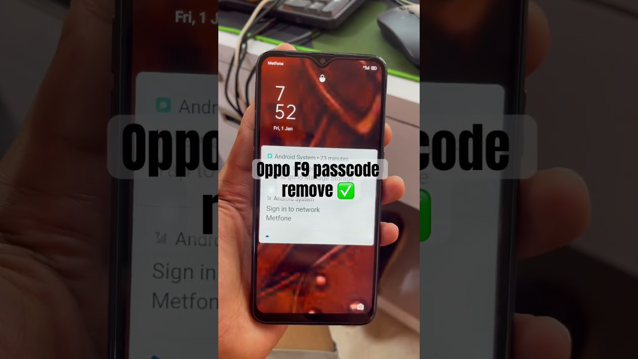 OPPO F9 passcode removed ✅ #oppo