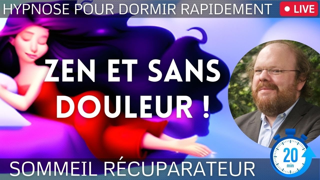 🎥 Hypnose pour s’endormir ZEN ET SANS DOULEUR [Migraines, maux de dos... SÉANCE à 03:50]