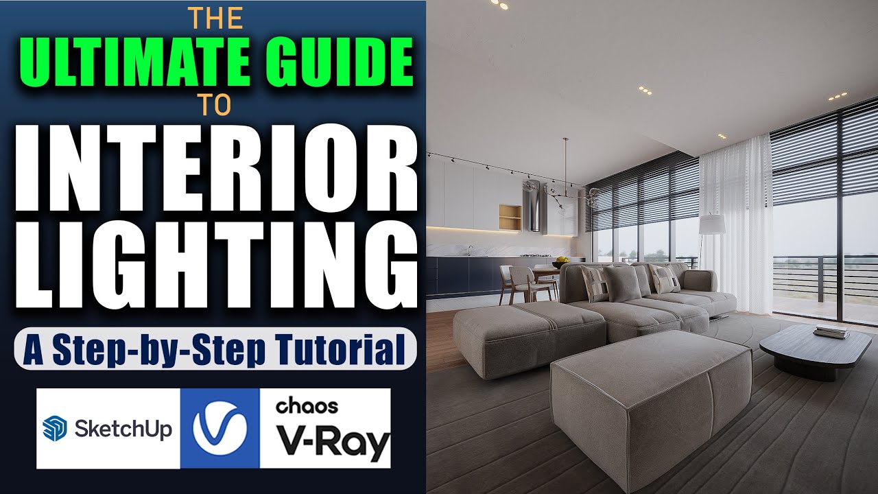 Урок по реалистичному освещению интерьера | Vray для Sketchup | Лучшее видео для вас
