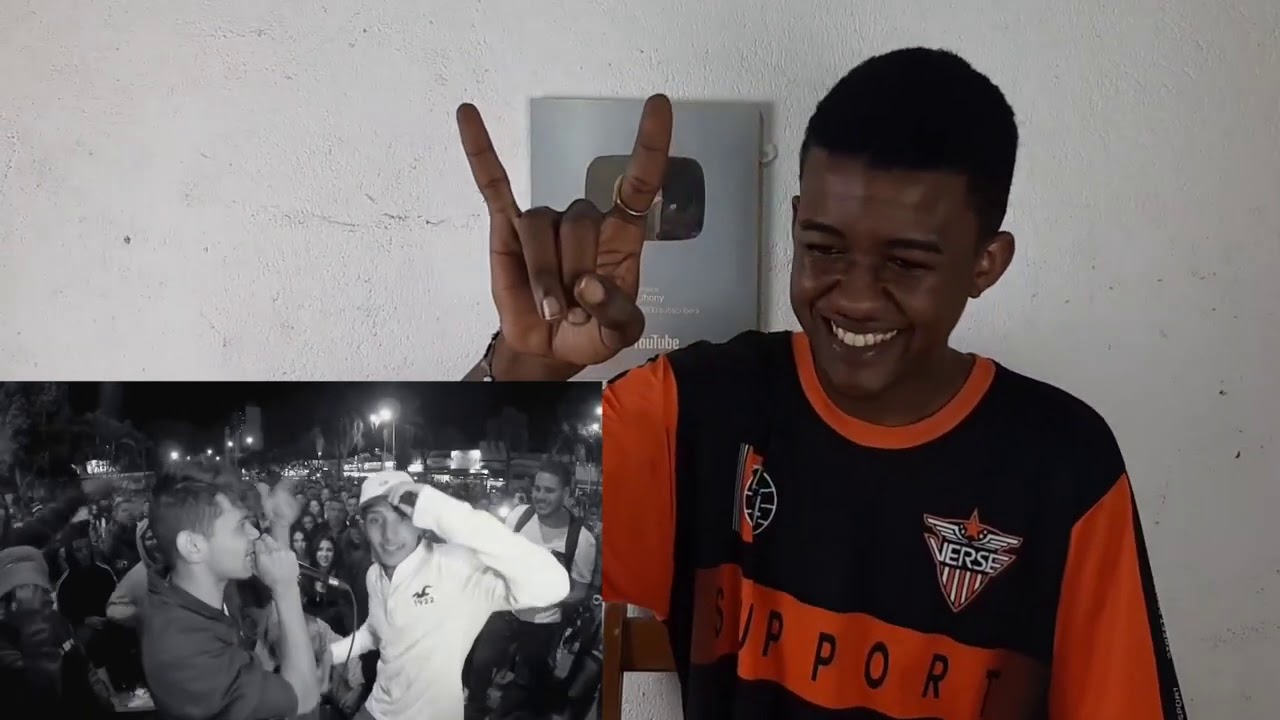 Jhony REACT  - Boizin X Dreka - 1° fase - Batalha do Relógio .