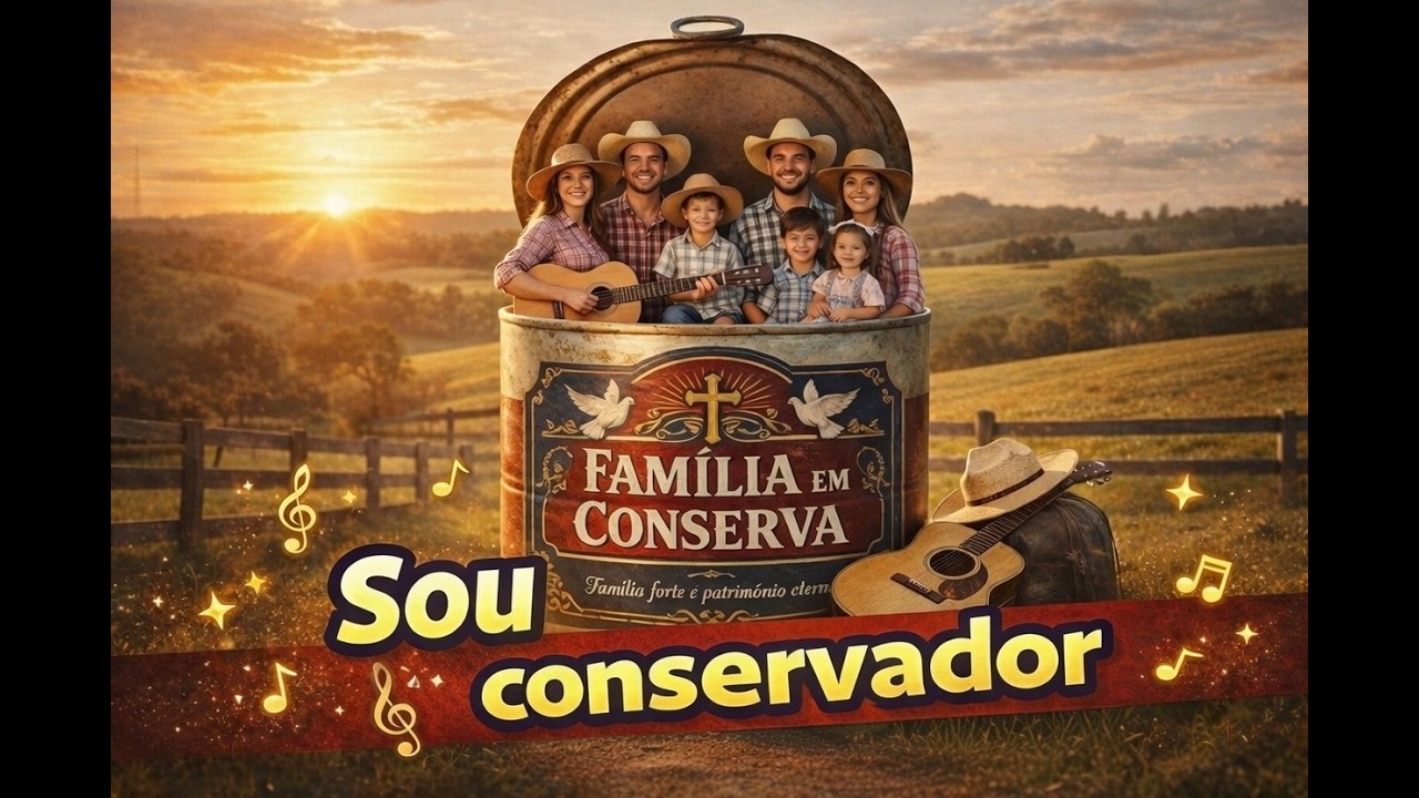 Sou Conservador | Música Sertaneja Gospel 🇧🇷 Família em Conserva (Oficial)