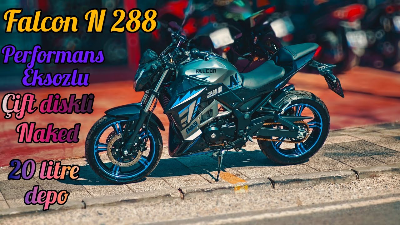 Falcon N288 İnceleme ,Yok böyle bi ses ,Kawasaki göstergeli ,Çift disk abs #motorcycle #motovlog