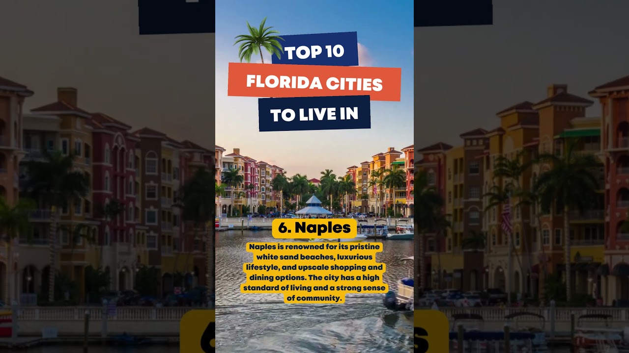 Top 10 BEST CITIES to Live in Florida