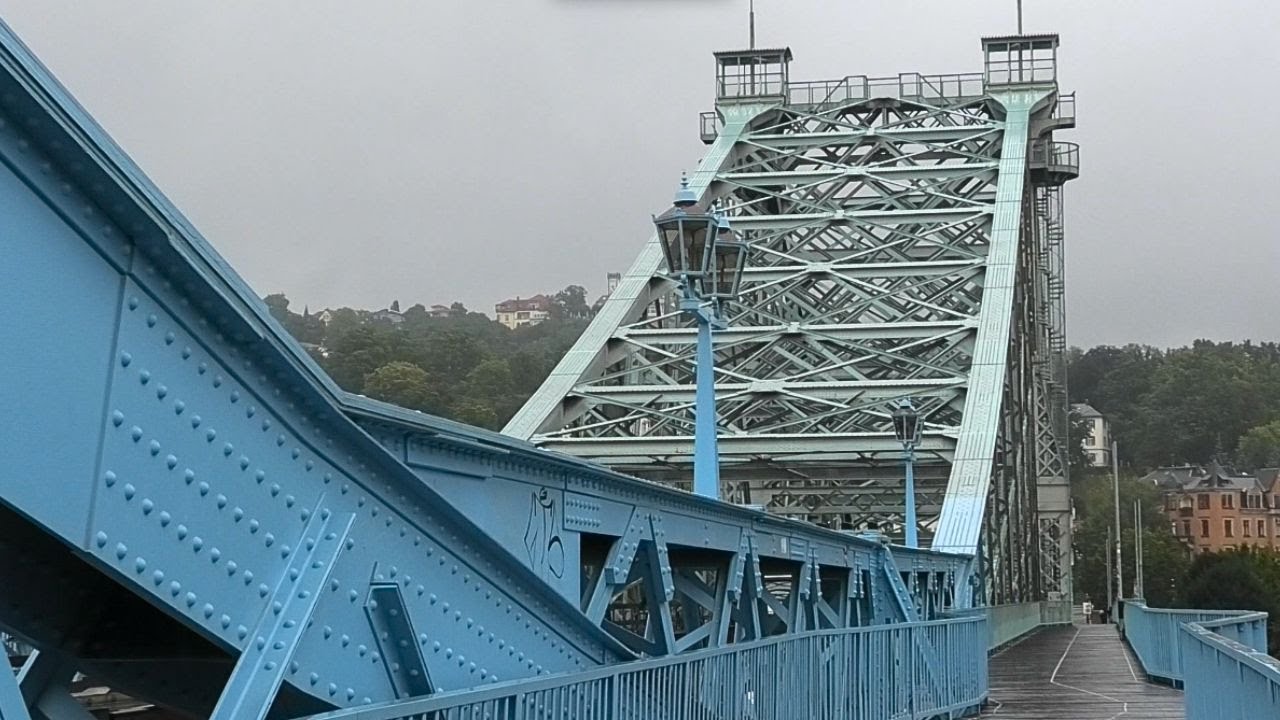 Das Blaue Wunder in Dresden wird wieder flott gemacht! Sanierung geht weiter! Update 29.08.2025