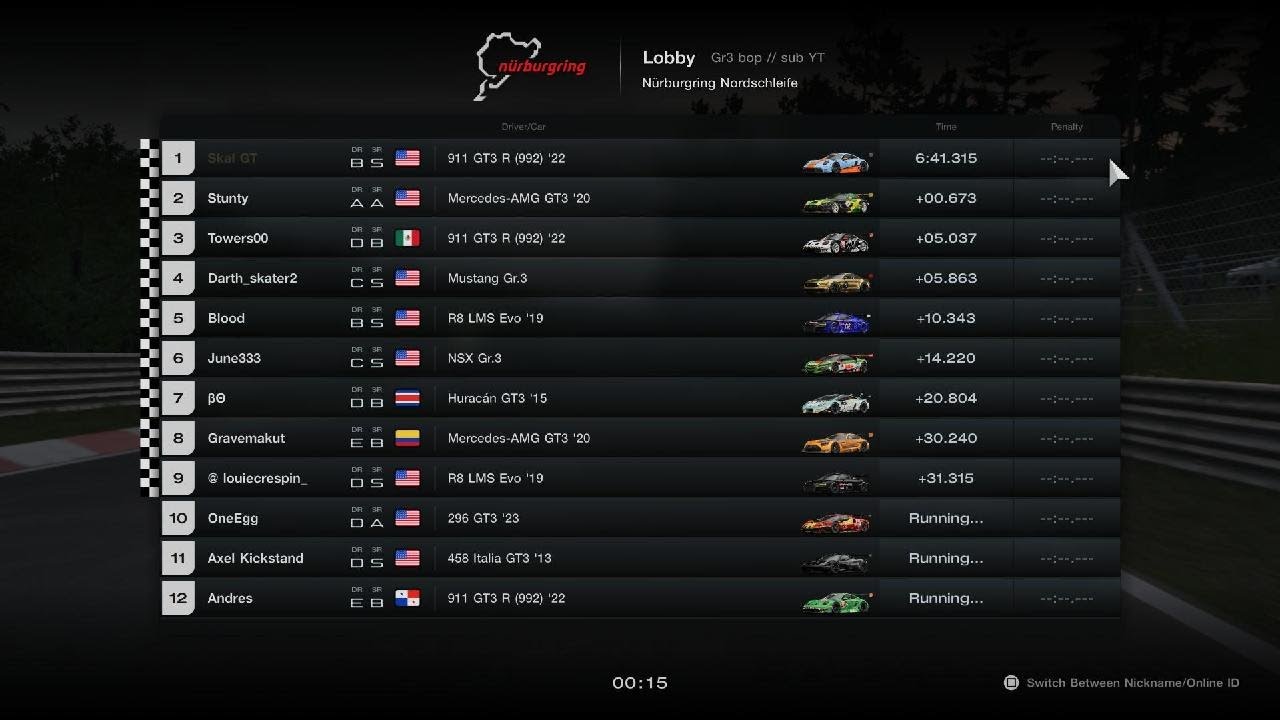 GT7 - 🥇 1st - Gr.3 Lobby Race - Nurburgring Nordschleife