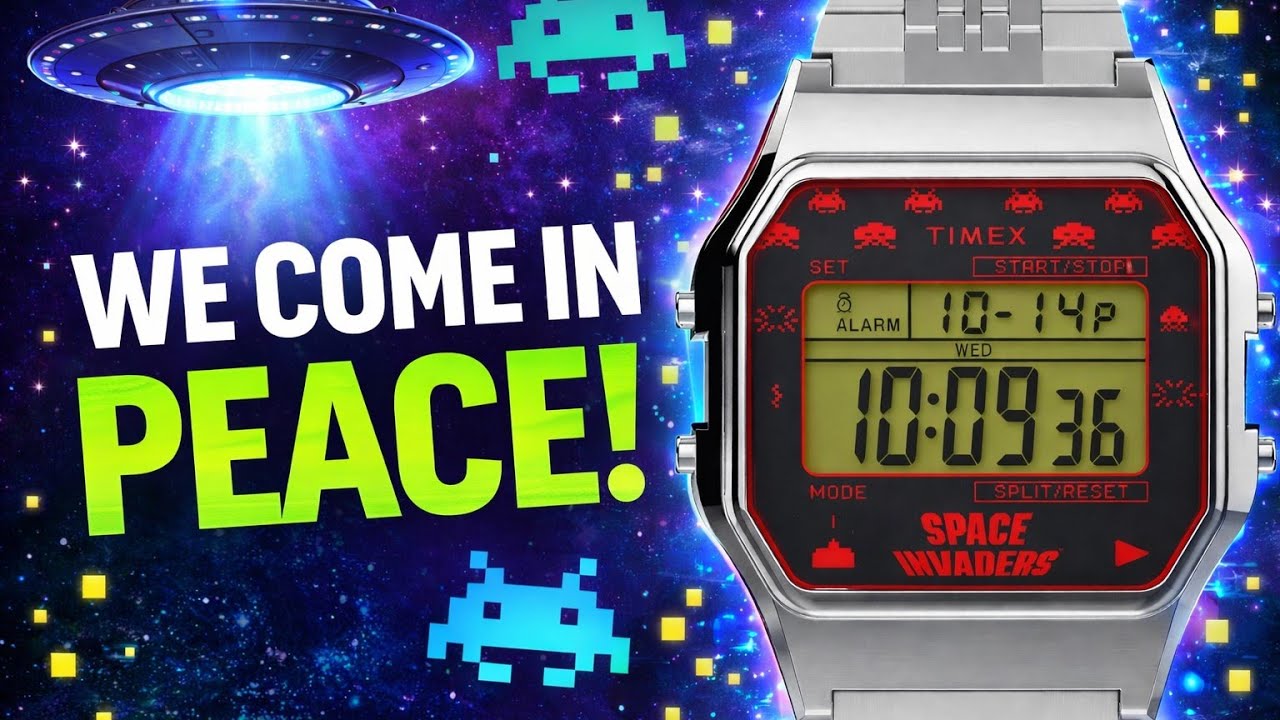 Timex T80 Space Invaders ⌚👾 Ενα Ρολόι Κατευθείαν Από Τα 80s!(Subs In Many Languages).