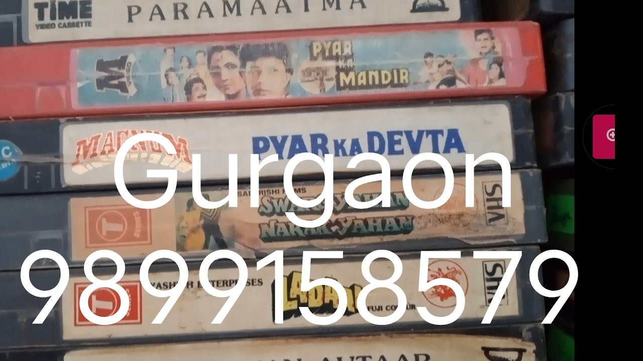 Video cassette tape VHS tapes dharmender mithun govinda vcr vcp 