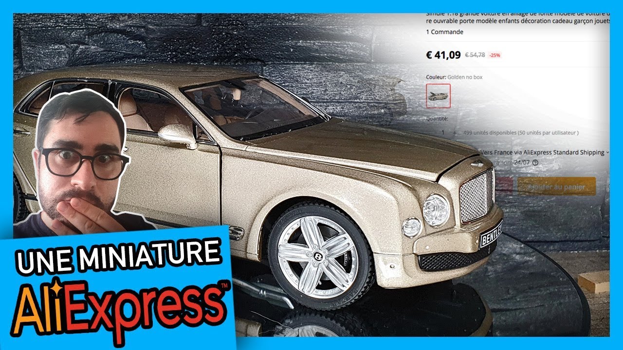 TEST : On a acheté une BENTLEY MULSANNE 1/18 sur ALIEXPRESS