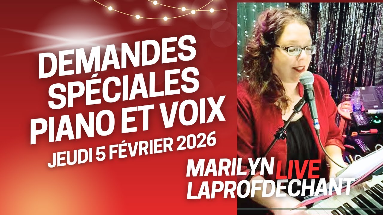 Spectacle sur mesure 🎹🎤🎶Demandes  Spéciales Piano et Voix💖