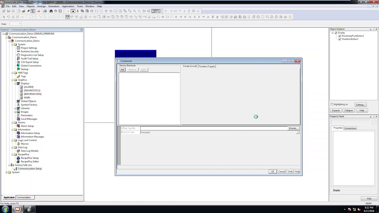 FactoryTalk View Studio / RSLogix5000 Offline Tag File