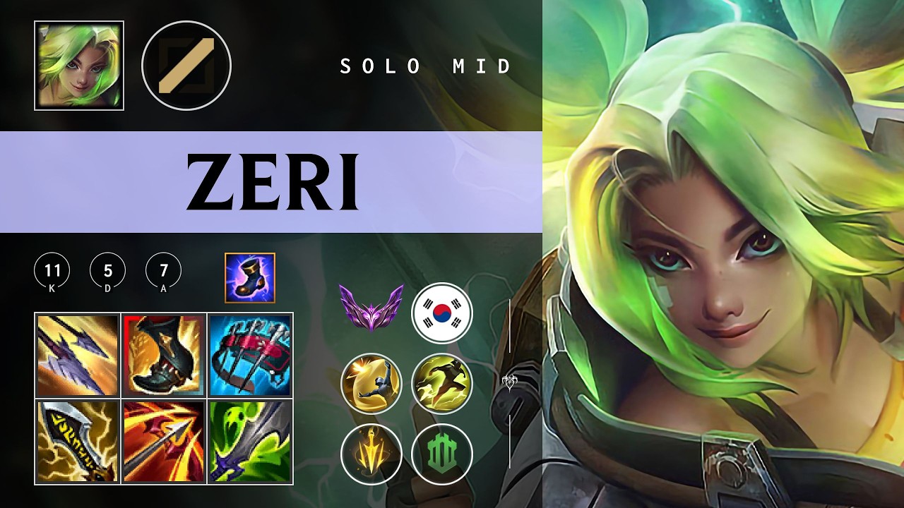 Zeri Mid vs Viego - KR Master Patch 26.04
