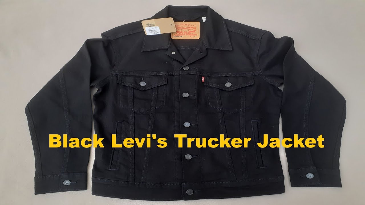 Black Levi's Trucker Jacket unboxing & review