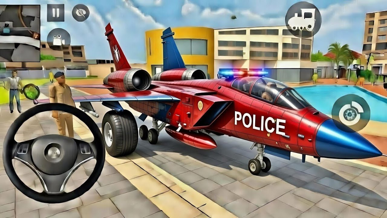 🕷️Police Monster Red aroplane& Spiderman 3D Game🤩Indian Thift Auto🤑Purchase Lot's of Spiderman