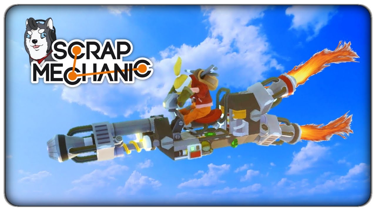 ACROBAZIE AEREE CON LA MOTO RAZZO | Scrap Mechanic Migliori Creazioni [ITA]