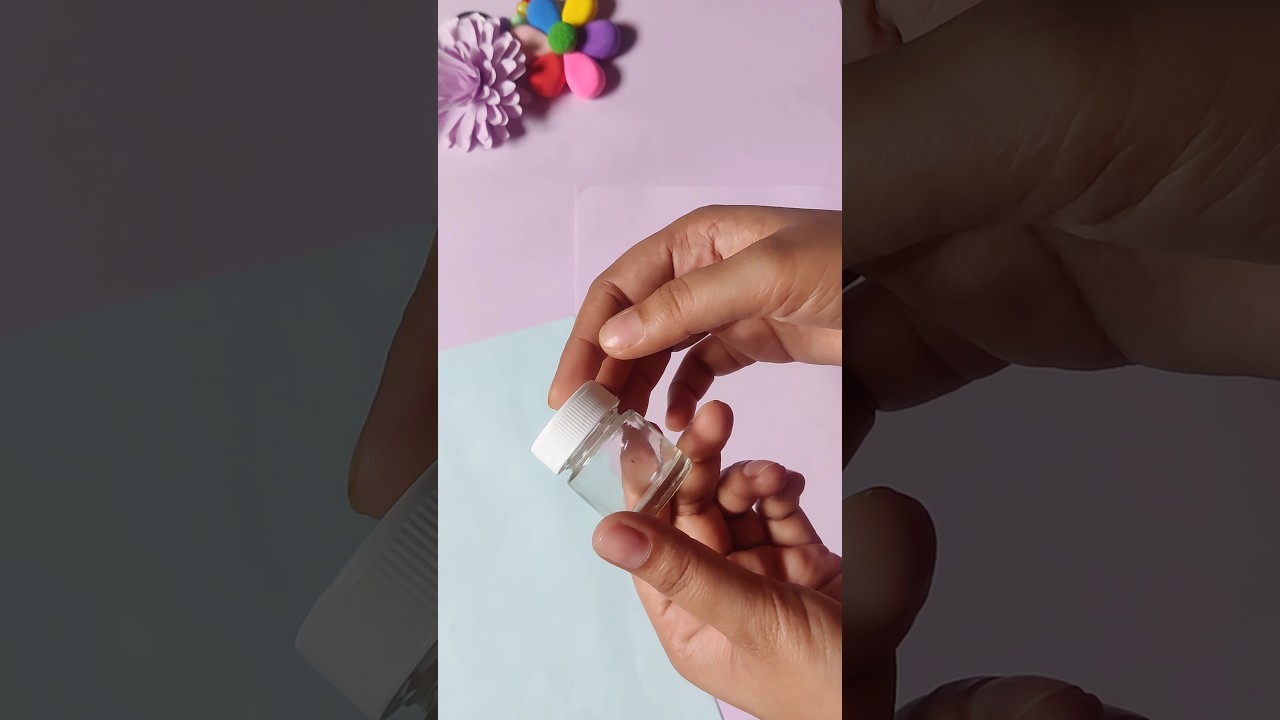 Cute Mini Flower Pot Diy #miniature #flowerpots #crafterrajni