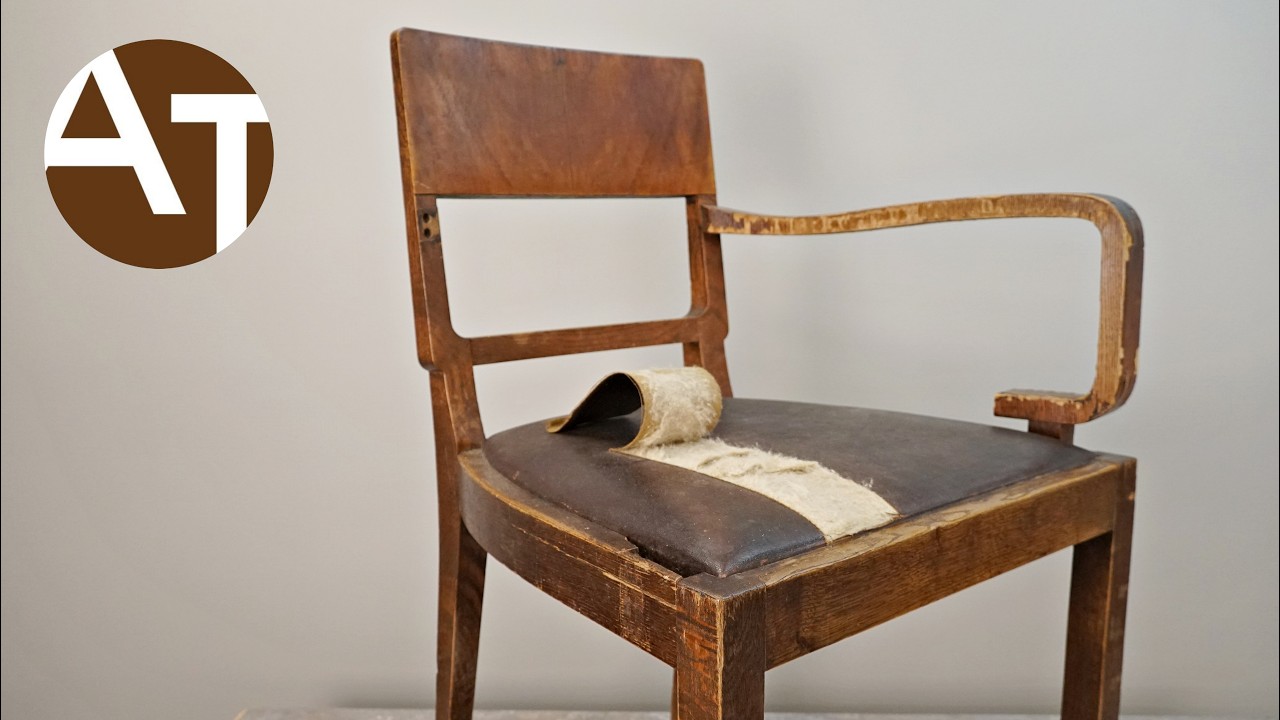I spent 2 weeks restoring this chair
