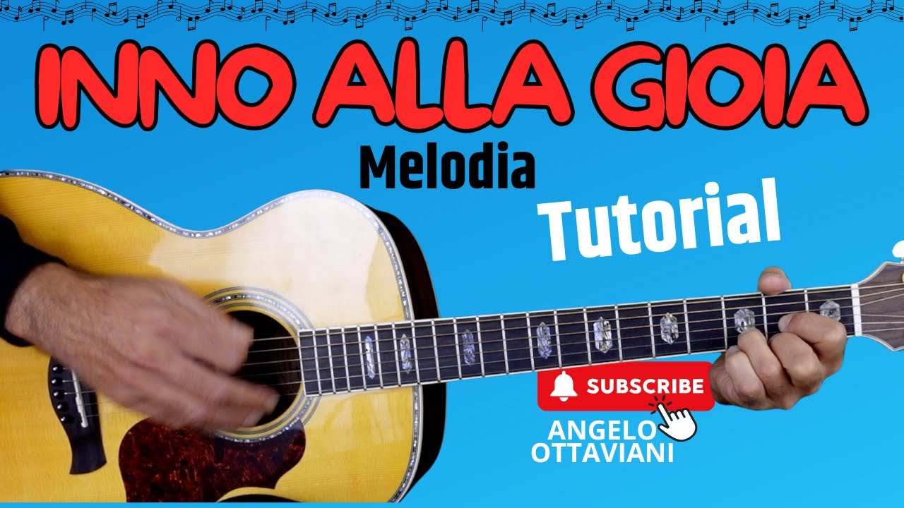 Inno alla Gioia - Melodia Chitarra