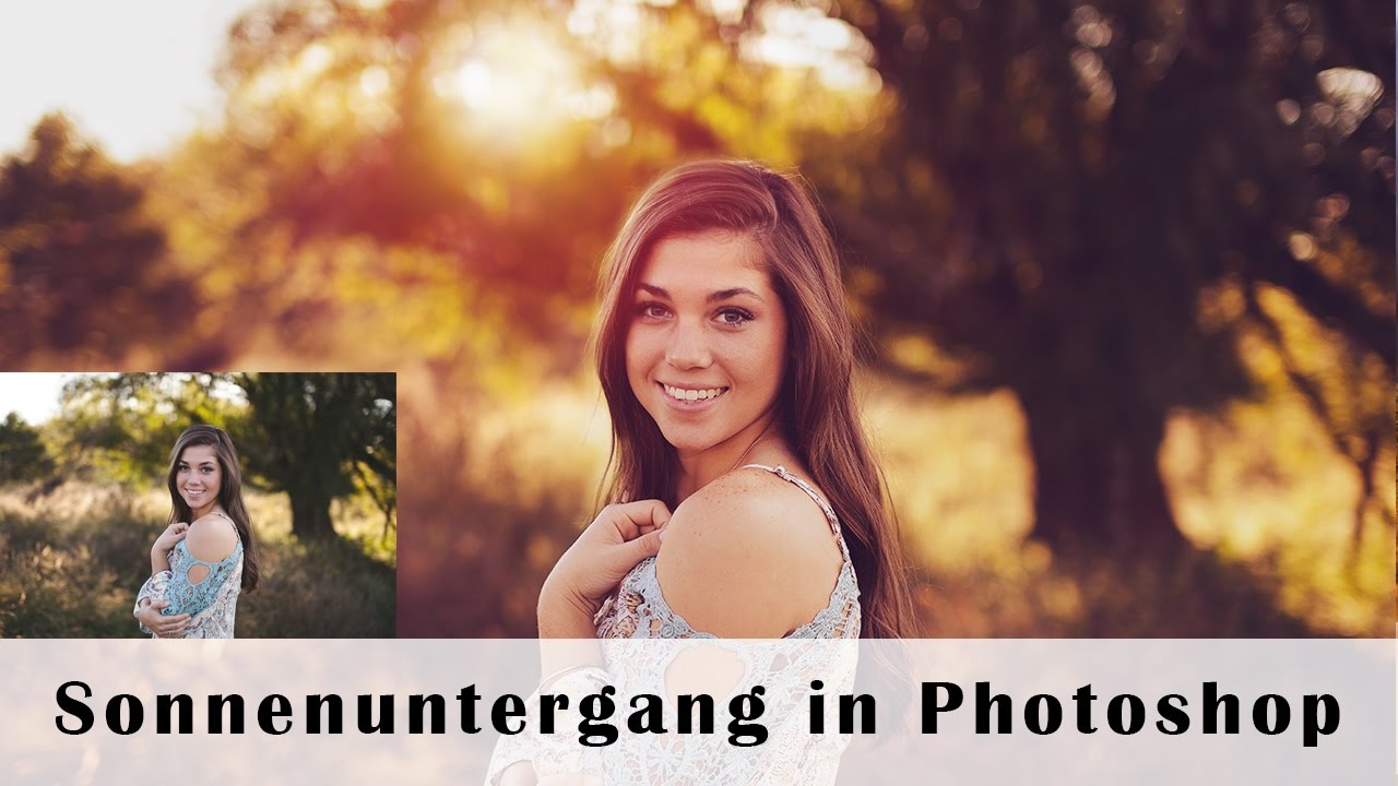SONNENUNTERGANG in Photoshop | Photoshop Tutorial ( German/Deutsch )