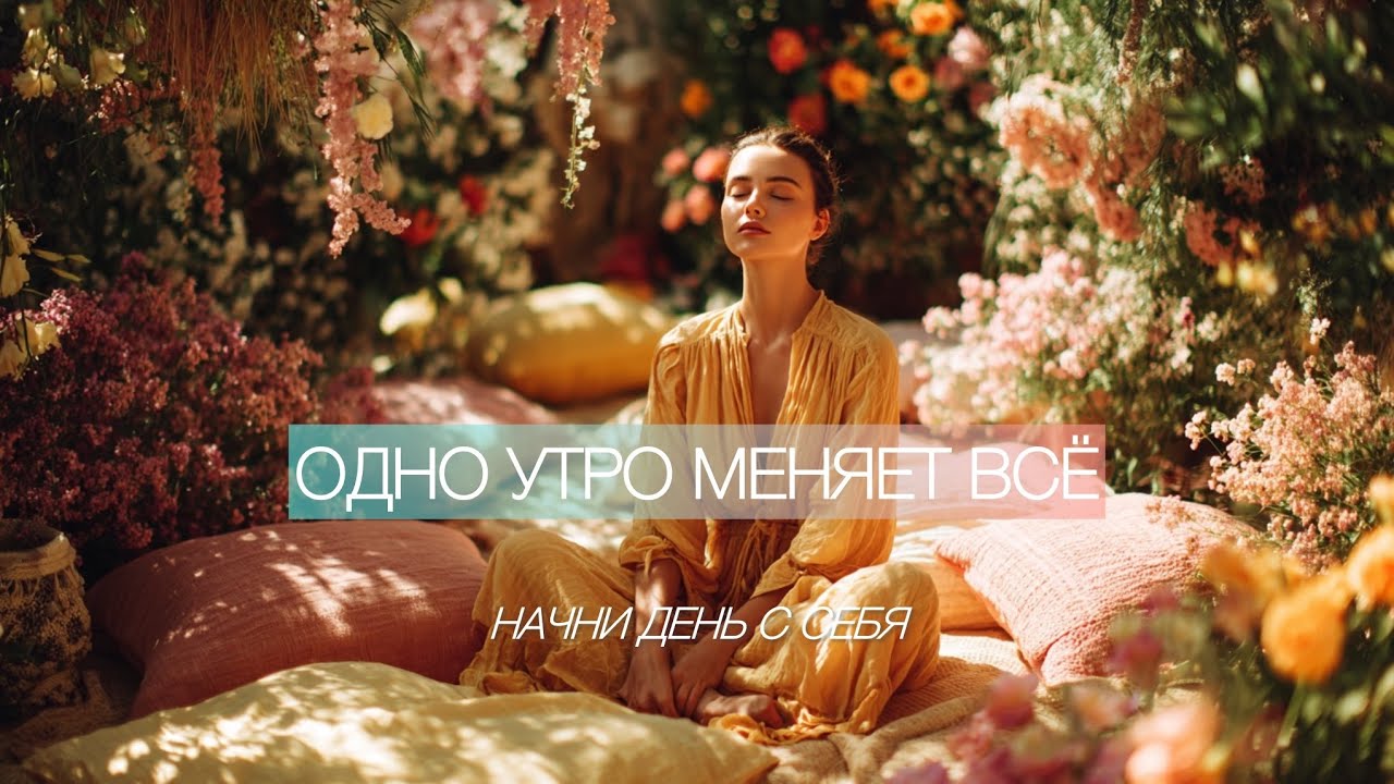 Утренний Ритуал Для Женщины | Возвращение К Себе ❤️‍🔥 За 10 Минут