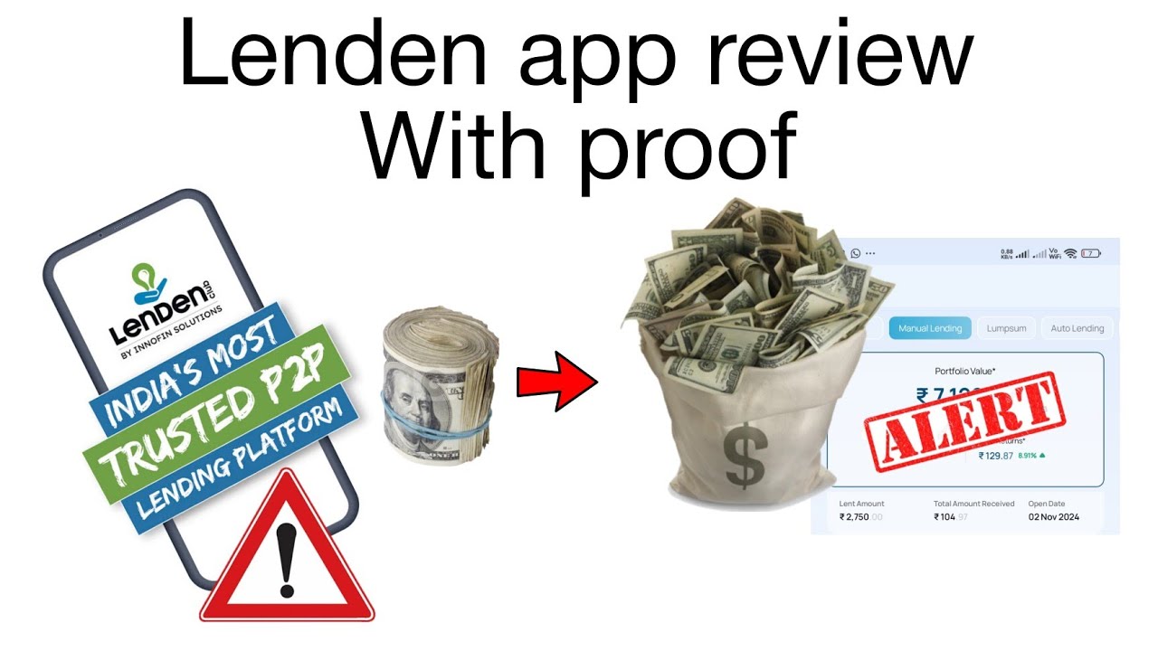lenden club review with proof |  how to earn money | best lending app | pear to pear lending app