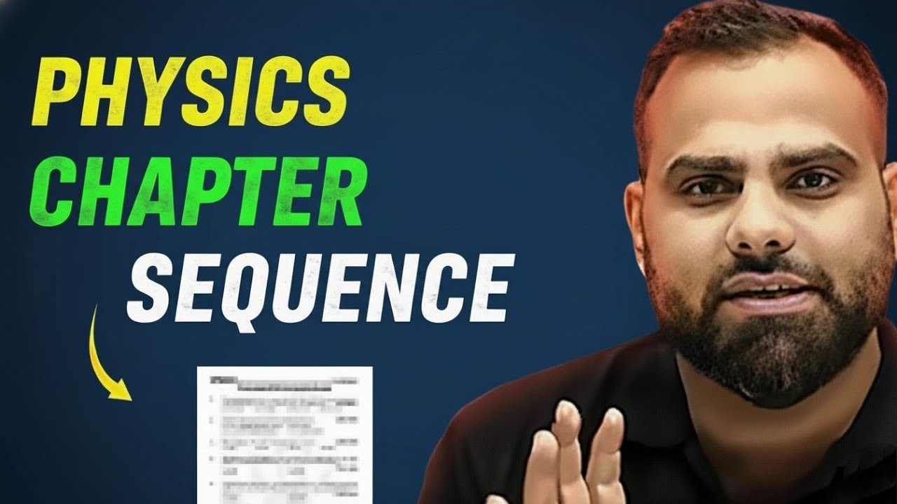 PHYSICS CHAPTER SEQUENCE || MR SIR NEET 2026 #neet2026 