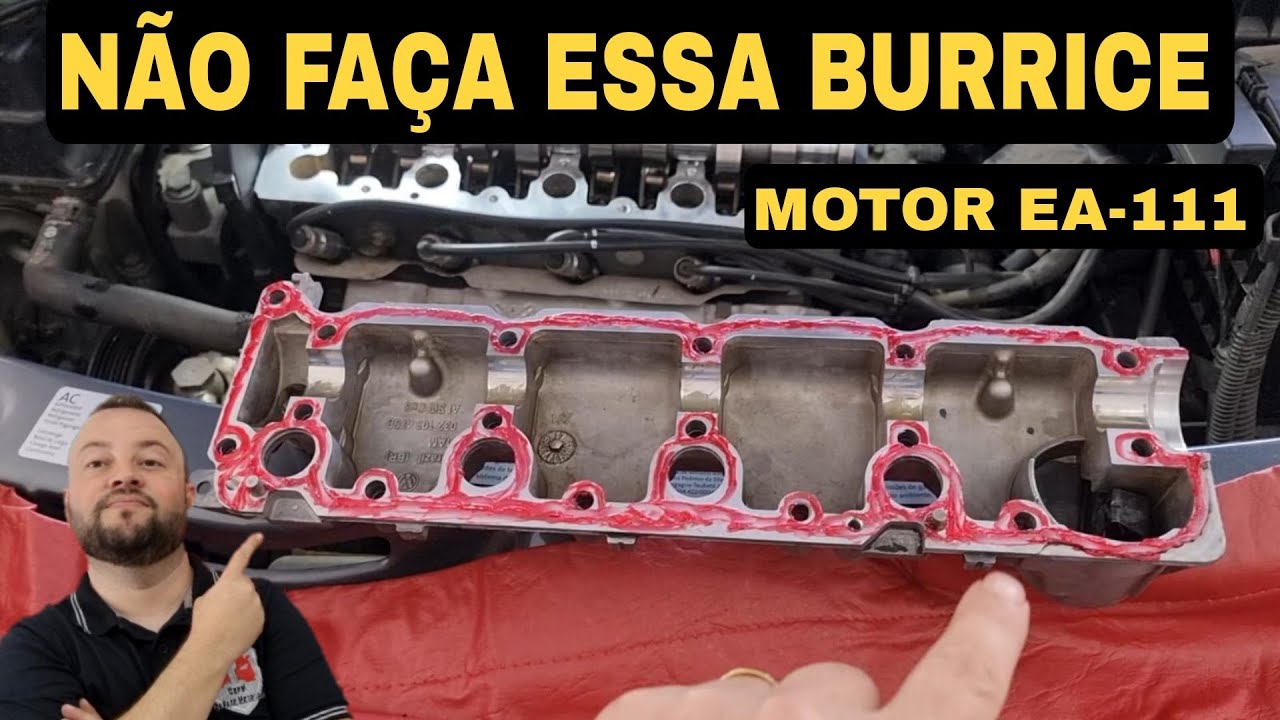 Troca da Junta Líquida da Tampa de Válvula e Tuchos do Motor EA-111, Gol, Fox, Voyage, Saveiro