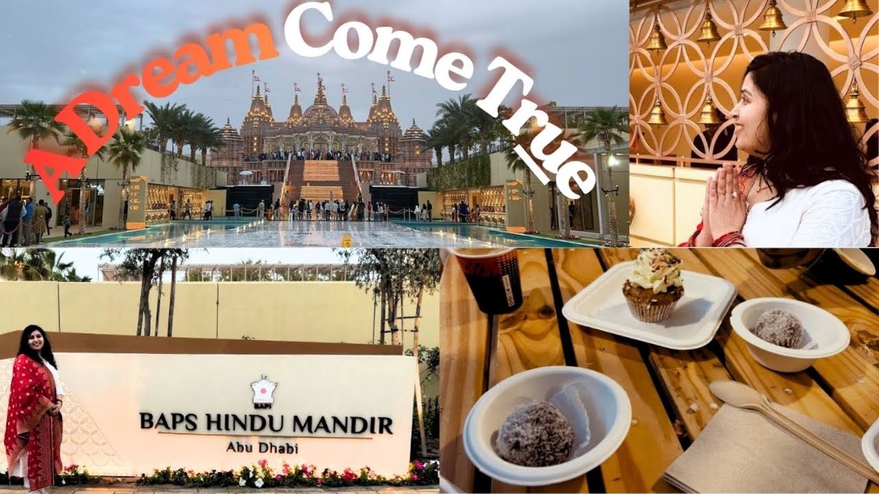 We went to the Biggest Hindu Temple In Middle East 🤩🌹