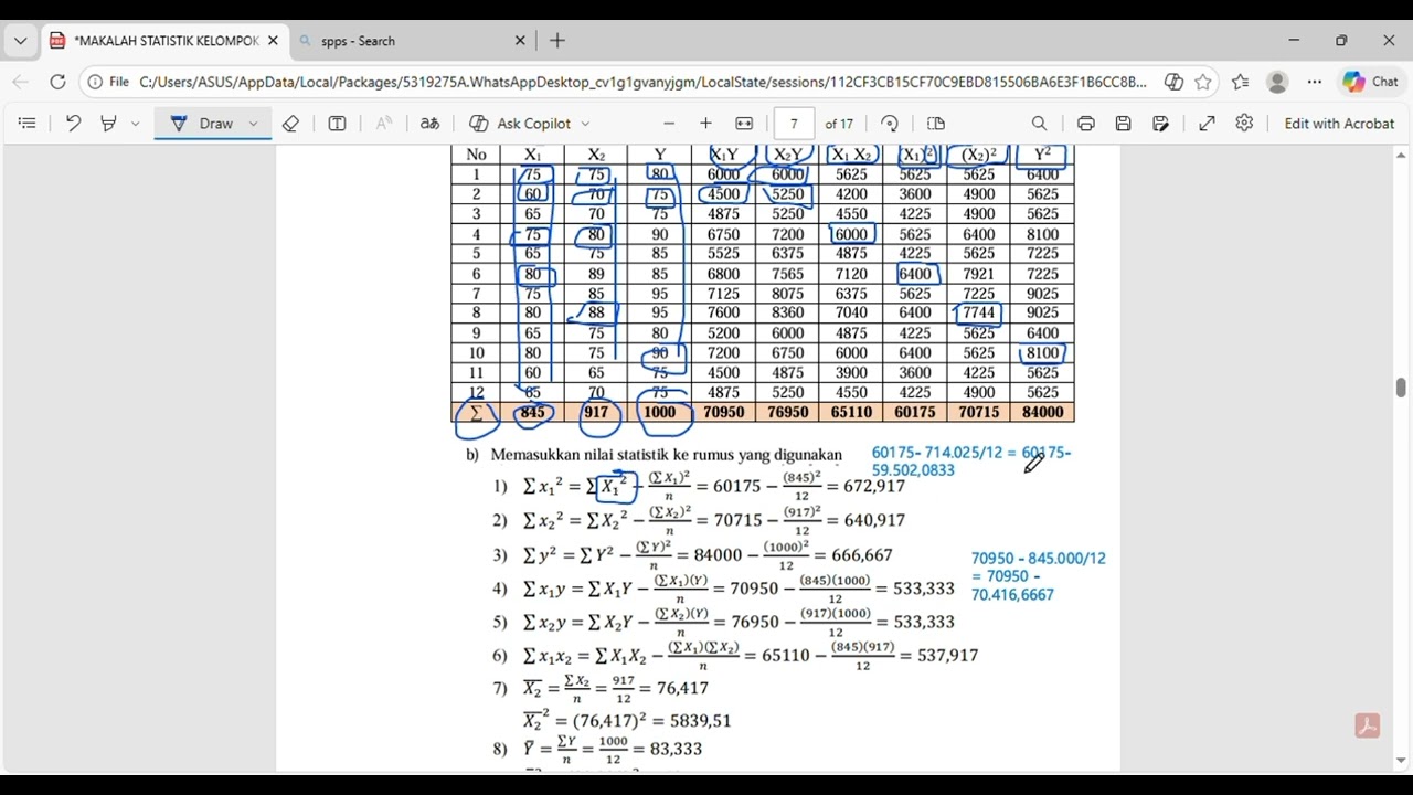 Uji Regresi Linier Berganda (Multiple Regression)