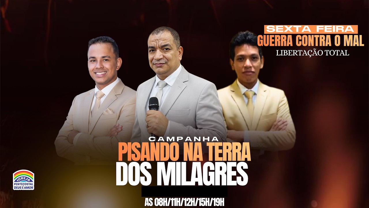 13/03/2026 - Culto da Noite | Entrando na terra dos milagres | Pb. Wedson Xavier